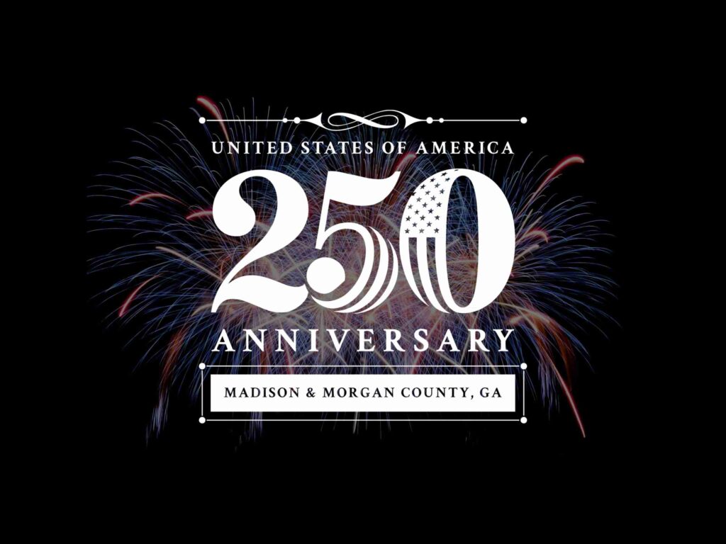 Madison America 250 logo on fireworks